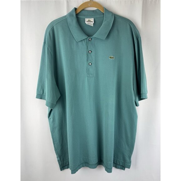 Lacoste Devanlay Polo Shirt Men Size 7 XXL Teal Green 5191L - Picture 2 of 10